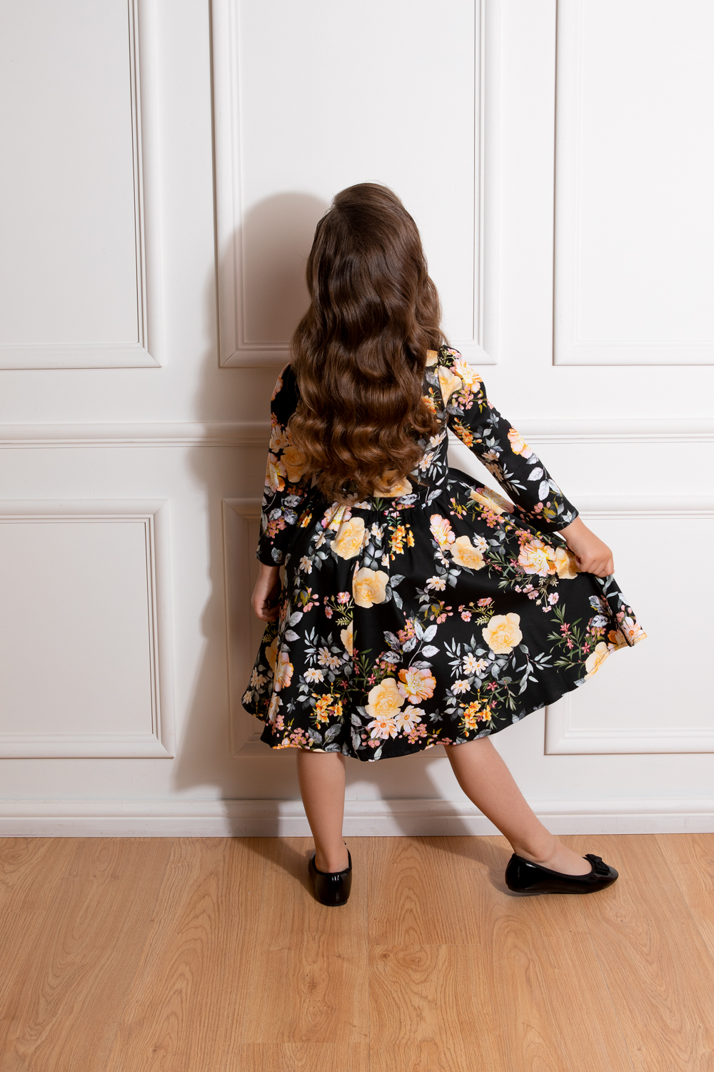 Eleanor Floral Swing Dress in Kids